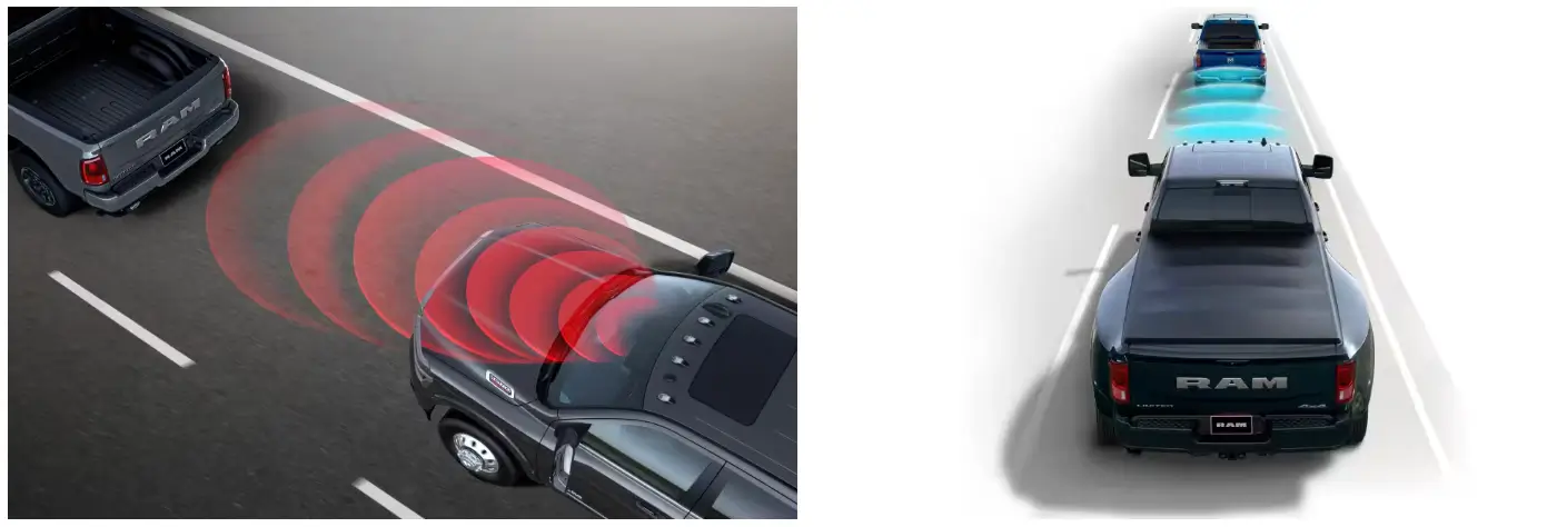 Some of the safety features found in the 2026 Ram 3500s from Landmark Dodge in Atlanta GA.